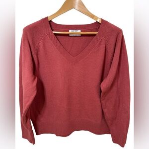 Old Navy SoSoft V-Neck Sweater | Size L | Dusty Rose